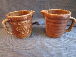 Vintage Stoneware Pitchers