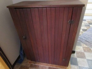 Antique Wainscot Cabinet