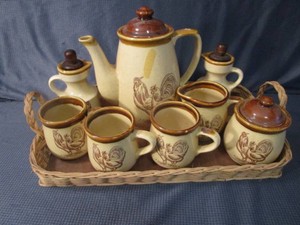 Ceramic Coffee & Table Set