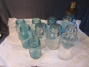 Blue Canning Jars