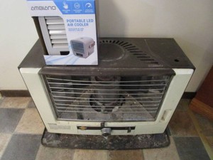 Portable Air Cooler, Radiant Heater