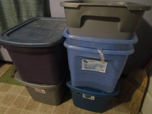 Totes Three wCovers, Three Without