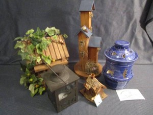 Birdhouses, Votive Holder, Moose Lantern