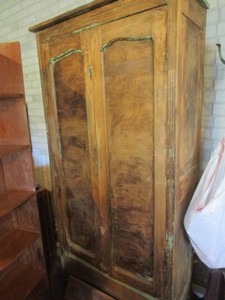 Antique Wardrobe with Shelves
