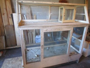 Antique General Store Display Case
