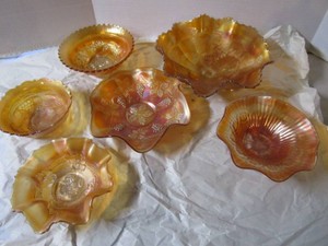 Carnival Glass Marigold