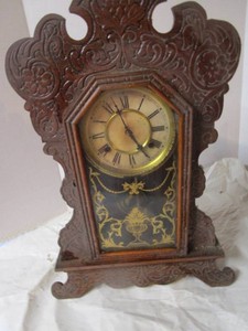Waterbury Gingerbread Mantle Clock