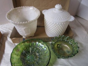 Carnival & Milk Glass