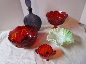 Amberina, Slag, Amethyst