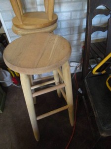Wooden 30H Stools