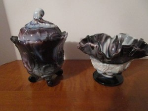 Imperial Glass Purple Slag