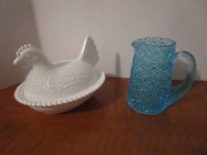 Milk Glass Nesting Hen, Fenton
