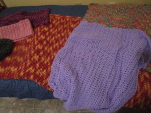 Crocheted Shawls, Afghan