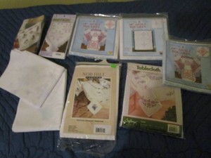 Tablecloth & Quilt Squares to Finish