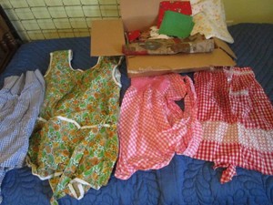 Aprons with Vintage, Fabric