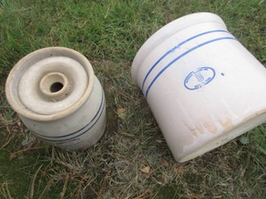 Marshall #5 Crock & Butter Churn #2