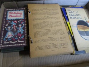 Cook Books With Vintage Local Advertising