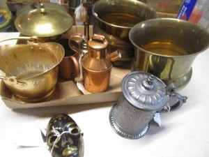 Copper, Brass, Antique Tankard
