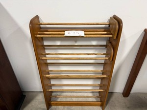 Wood Slat Shoe  Drying Rack