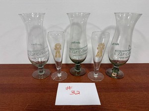 5 Bar Glasses  Pat OBriens & Pabst