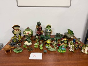 Large Lot of Frog Figurines