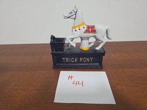 Cast Iron Trick Pony Bank