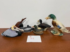 Lot of Bird Figurines  Ducks, Loon & Pelican