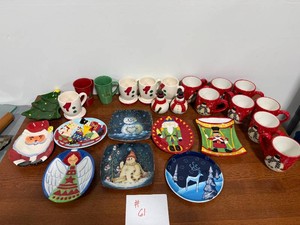 Christmas Dishes & Mugs Lot