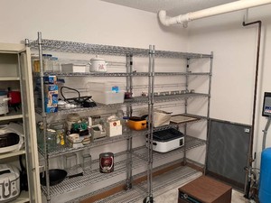 Chrome Wire Shelving Units