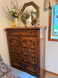 Wood Armoire  Cabinet