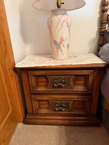 Wood Nightstand