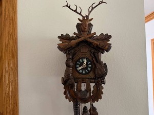 German Carved Cuckoo Clock