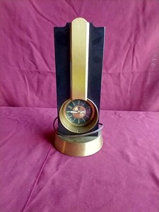 Vintage Art Deco Electric ClockLamp - Works