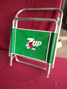 Vintage 7up Folding Beach Chair