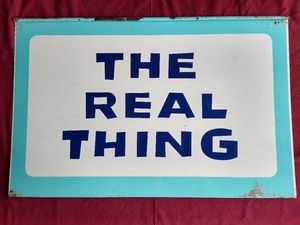 RARE 1950s1960s Esso Gasoline Metal Advertising Sign