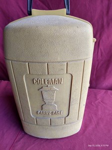 Vintage Coleman Lantern in Plastic Case