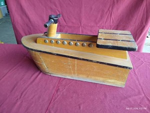 Vintage Wooden Kiddie Wheeled Scoot Toy