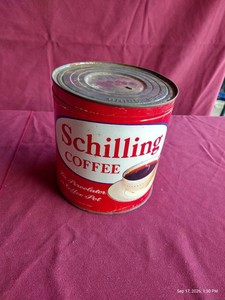 Vintage Schilling Coffee Can