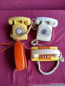 (4) Vintage Dial Phones