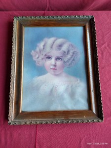 Vintage Framed Painting Portrait