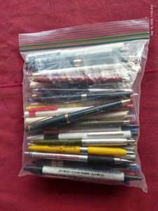 Bag of Vintage Pens