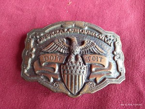 Vintage 1976 Official CB Operator Belt Buckle