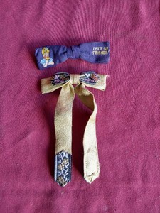 (2) Vintage Bowties - Includes Rare Sunbeam Bread