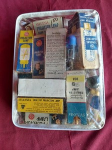 Bag of Vintage Projection Lamps