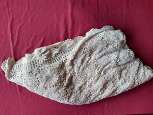 Vintage Hand Embroidered Table Cloth