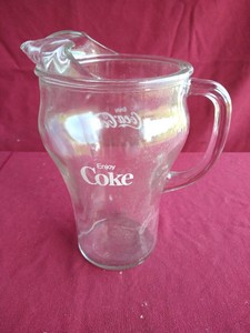 Vintage Coca-Cola Glass Pitcher