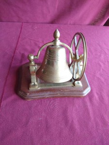 Brass Desk Mount Ships Bell