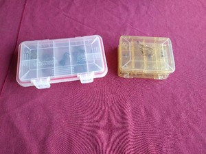 (2)  Cases With Fly Fishing Flies - Several Larger Ones