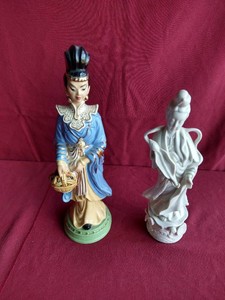 (2) Asian Porcelain Figures