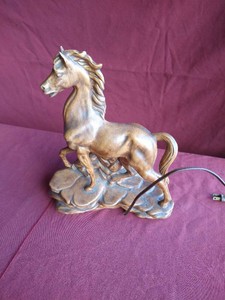 Vintage Mid-Century Maddux of California Ceramic Horse Lamp